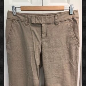 Gap Hadley Fit Stretch Khaki Tan Wide Leg Pants